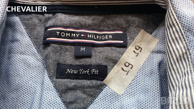 Tommy Hilfiger размер M мъжка риза 19-19, снимка 4 - Ризи - 21793782