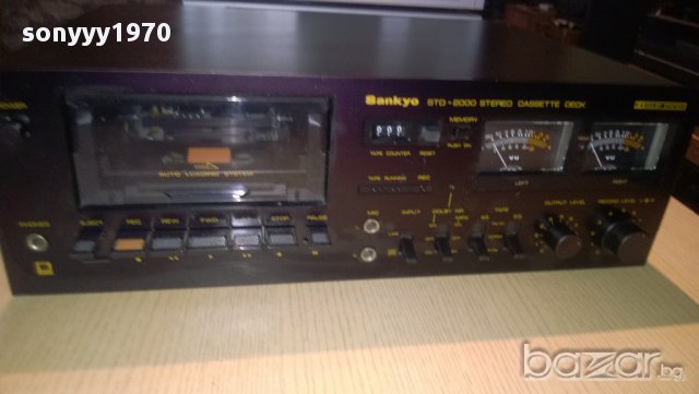 sankyo std-2000 stereo cassette deck-made in japan-внос швеицария, снимка 14 - Ресийвъри, усилватели, смесителни пултове - 9138962