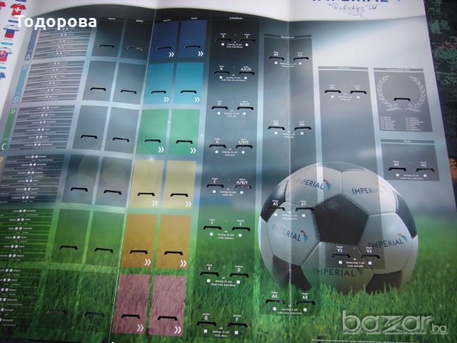 Програма-табло от световното в Бразилия -2014, снимка 4 - Антикварни и старинни предмети - 20763024