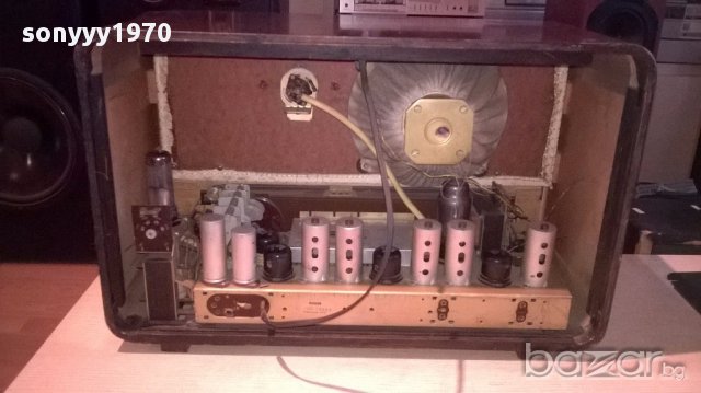 Grundig-380w-tube-receiver-made in germany-внос швеицария, снимка 6 - Ресийвъри, усилватели, смесителни пултове - 13656599