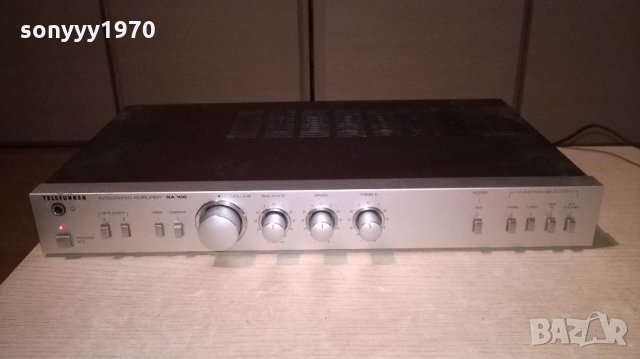 telefunken ra-100 stereo amplifier-внос швеицария, снимка 1 - Ресийвъри, усилватели, смесителни пултове - 21773854