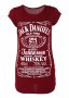 Винена тениска Jack Daniels, снимка 1 - Тениски - 7077645