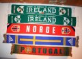 Национални отбори - Футболни шалове / Ireland / Norway / Sweden / Portugal, снимка 1 - Шапки - 23144193
