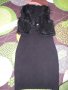 100 % Sonia Rykiel дизайнерска оригинална рокля + подарък елек с косъм, снимка 10