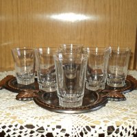 Чаши от стъкло - Стъклена захарница - Бонбонера , снимка 1 - Сервизи - 21801185