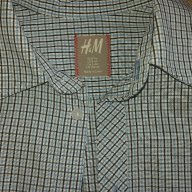 H&M карирана риза, 6 год. Цена 10.00 лв., снимка 2 - Детски ризи - 14244003