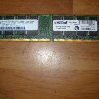 25.Ram DDR 333 MHz,PC-2700,1GB,Мicron-Crucial, снимка 1 - RAM памет - 20533807