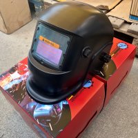 Немска Автоматична соларна маска заваряване Заварачен шлем електрожен , снимка 5 - Други инструменти - 26001547