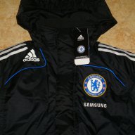 Ново Футболно Яке Адидас Челси Зимна Шуба Chelsea Adidas Jacket  S, снимка 5 - Якета - 8923962