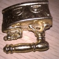 Мини ретро колекция-ютия-бронз/месинг-5х4х2см-внос швеицария, снимка 12 - Антикварни и старинни предмети - 17527686