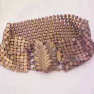 Красива бронзова гривна, снимка 1 - Антикварни и старинни предмети - 9671974