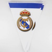 real madrid Реал Мадрид шампионска лига футболни Парти Гирлянд Знаменца Флаг Банер, снимка 1 - Други - 24672121