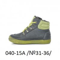 Детски обувки от естествена кожа - D.D.STEP - зимни и водоустойчиви , снимка 2 - Детски боти и ботуши - 23314436