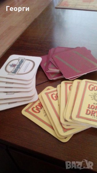 Подложки за бира, уиски, джин картонени, снимка 1