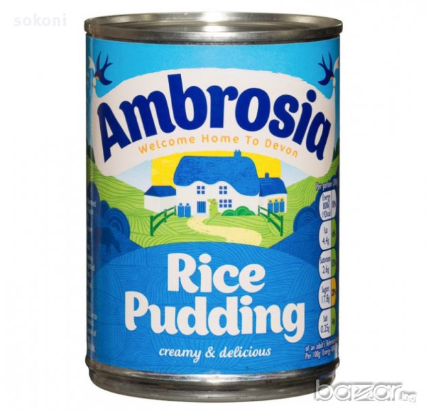 Ambrosia Rice Pudding  / Амброзия Оризов Пудинг 400гр, снимка 1