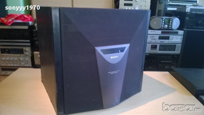 sony ss-w681e-80watts-subwoofer-20кг-огромен 50/50/50см-внос швеицария, снимка 1