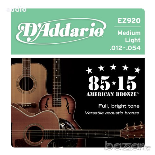 Струни за акустична китара D'Addario EZ920, снимка 1