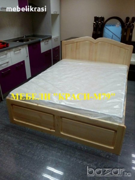 Спалня с механизъм за повдигане- Масив.За м-к 144/200 см. , снимка 1