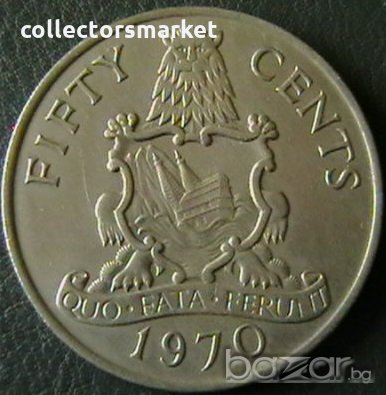 50 цента 1970, Бермуда, снимка 1