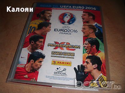 Албум за карти Адреналин Пътят към Евро 2016 Франция (Панини), снимка 1