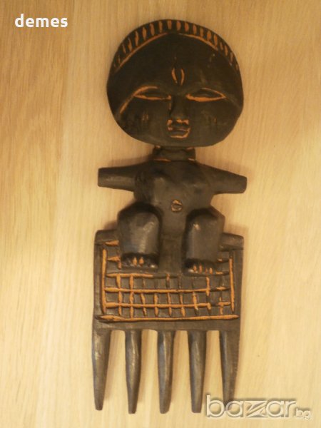  Класически автентичен Ашанти гребен от Гана, снимка 1