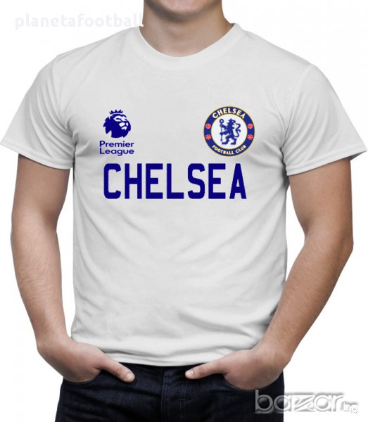 Chelsea London Фен Тениска на ЧЕЛСИ с Ваше Име и Номер!, снимка 1