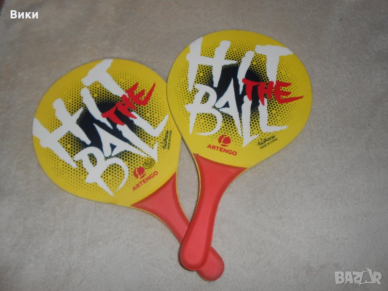 Дървени хилки за плажен тенис artengo oxylane 72138, снимка 1