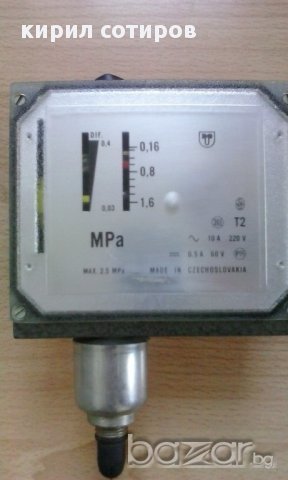 Електрически регулатор за налягане до 16 атмосфери, снимка 1 - Резервни части за машини - 15665132