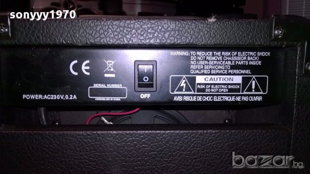 Fame pl-10 gitar amplifier-24/24/15см-внос швеицария, снимка 11 - Китари - 15093776