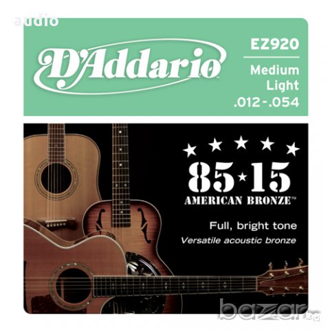 Струни за акустична китара D'Addario EZ920, снимка 1 - Китари - 16081140