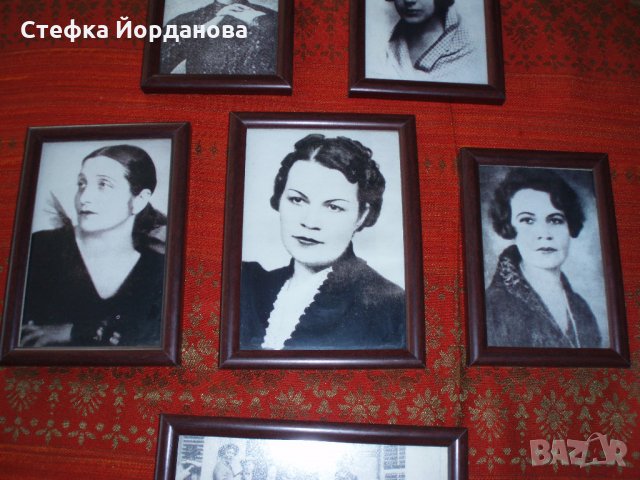 колекция черно-бели снимки в рамки - БГ писателки и поетеси, снимка 3 - Колекции - 21511751