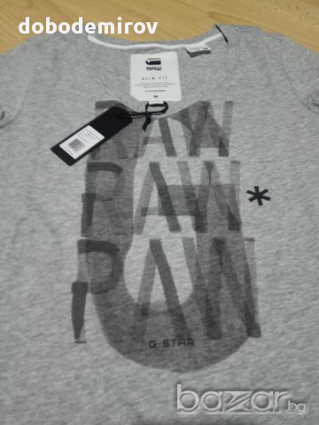 Нова тениска G-Star RAW Phili Slim T-Shirt, оригинал, снимка 11 - Тениски - 17083318