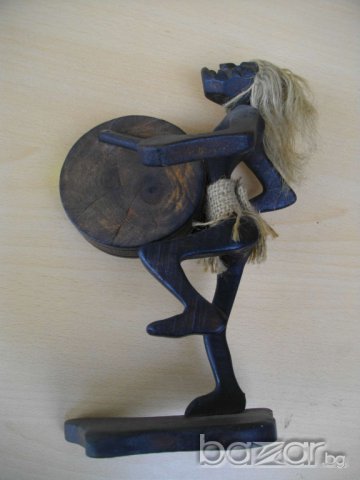 Фигура от дърво "Селски глашатай", снимка 2 - Статуетки - 7917122