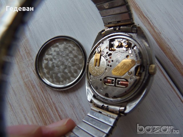 Позлатен Рядък ETERNA SONIC ESA 9162 tunning fork, снимка 3 - Мъжки - 20126807