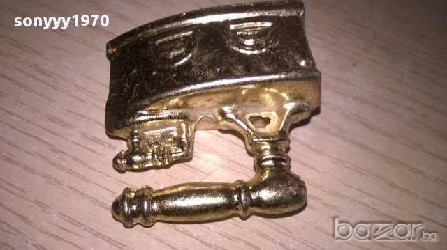 Мини ретро колекция-ютия-бронз/месинг-5х4х2см-внос швеицария, снимка 12 - Антикварни и старинни предмети - 17527686