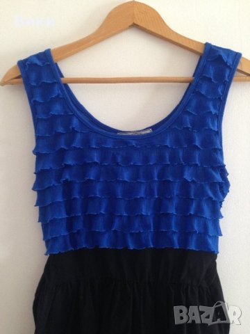 Красива рокля в черно и синьо, снимка 4 - Рокли - 22504508