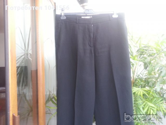 дамски панталон черен жоржет, снимка 3 - Панталони - 11053387
