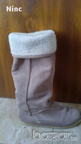 Дамски велурени ботуши №37, снимка 5 - Дамски ботуши - 12415712