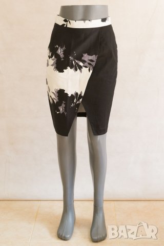 Памучна, леко еластична пола тип молив марка Selfie - M, снимка 2 - Поли - 22928608