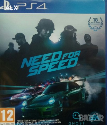 Need for speed Ниид фор спиид игра за ps4 playstation 4 Плейстейшън 4, снимка 1 - Игри за PlayStation - 24076600