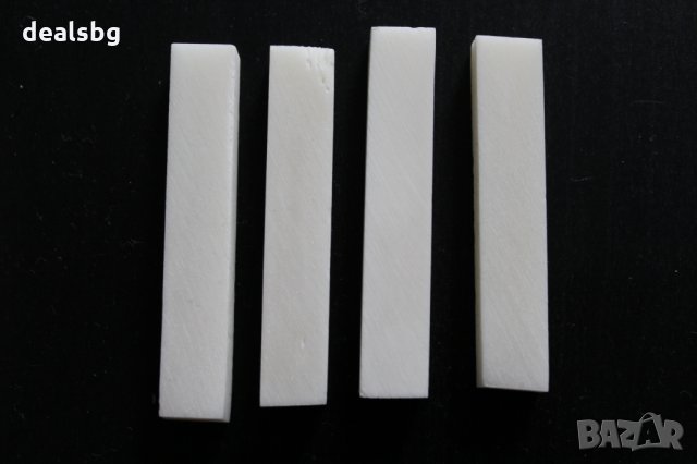  Blank Bone, Guitar Nut, кост нът и бридж за китара, снимка 3 - Китари - 23953186