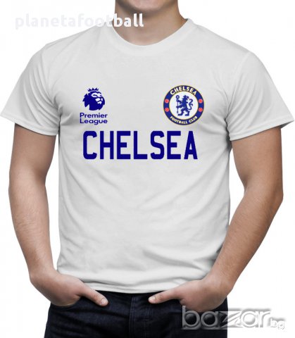 Chelsea London Фен Тениска на ЧЕЛСИ с Ваше Име и Номер!