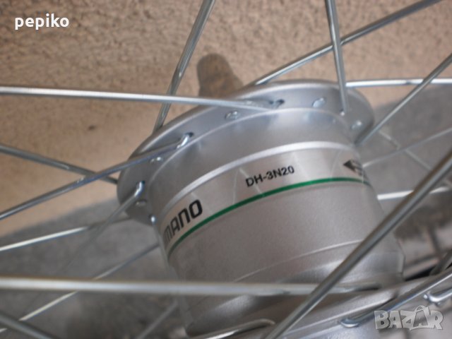 	Продавам колела внос от Германия двойностенна усилена капла с динамо главина 26 цола SHIMANO DH-3N3, снимка 12 - Части за велосипеди - 23465269