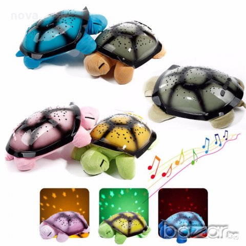 Голяма Костенурка, Нощна лампа за детска стая , с мелодии за приспиване