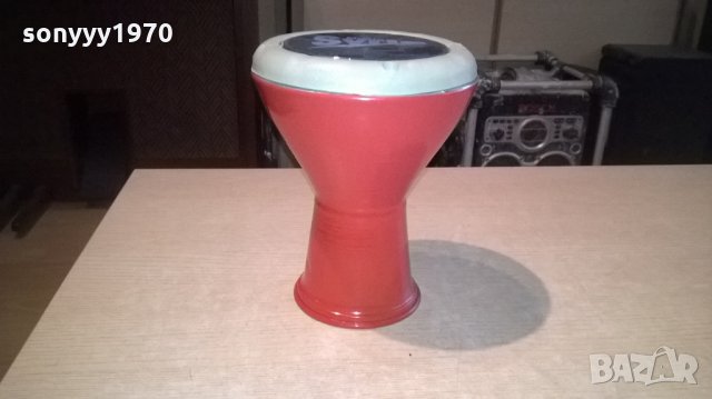 КАФЯВА СИНЯ ЗЕЛЕНА ЧЕРНА нова тарамбука 26х17см-внос сирия, снимка 4 - Ударни инструменти - 23460800