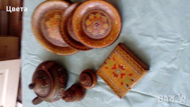 Съдове от дърво, снимка 4 - Антикварни и старинни предмети - 22243762