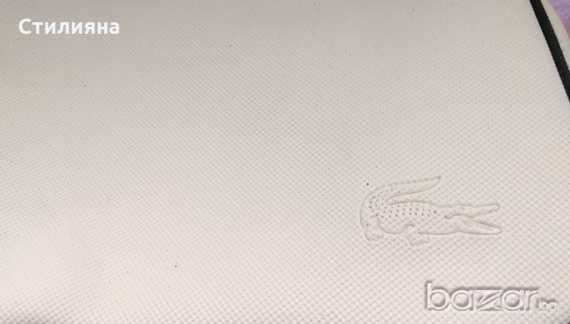 Lacoste оригинална дамска жълта чанта от PVC, снимка 4 - Чанти - 18393840
