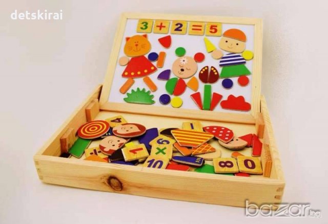 Магнитни куфари с бяла магнитна и черна дъска 