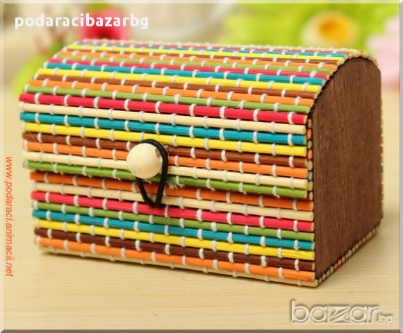 БАМБУКОВ СКРИН ЗА СКЪПОЦЕННОСТИ И ПАРИ, снимка 1