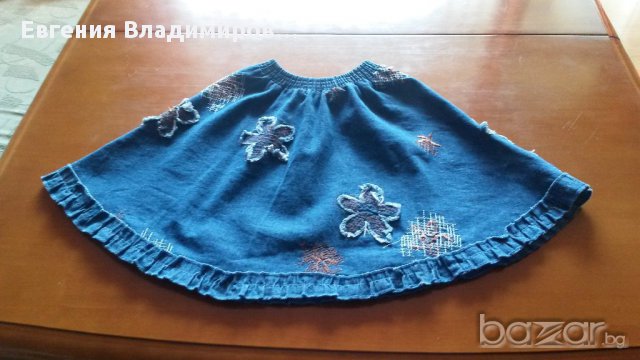 Дънкови поли 2, снимка 3 - Детски рокли и поли - 10771078